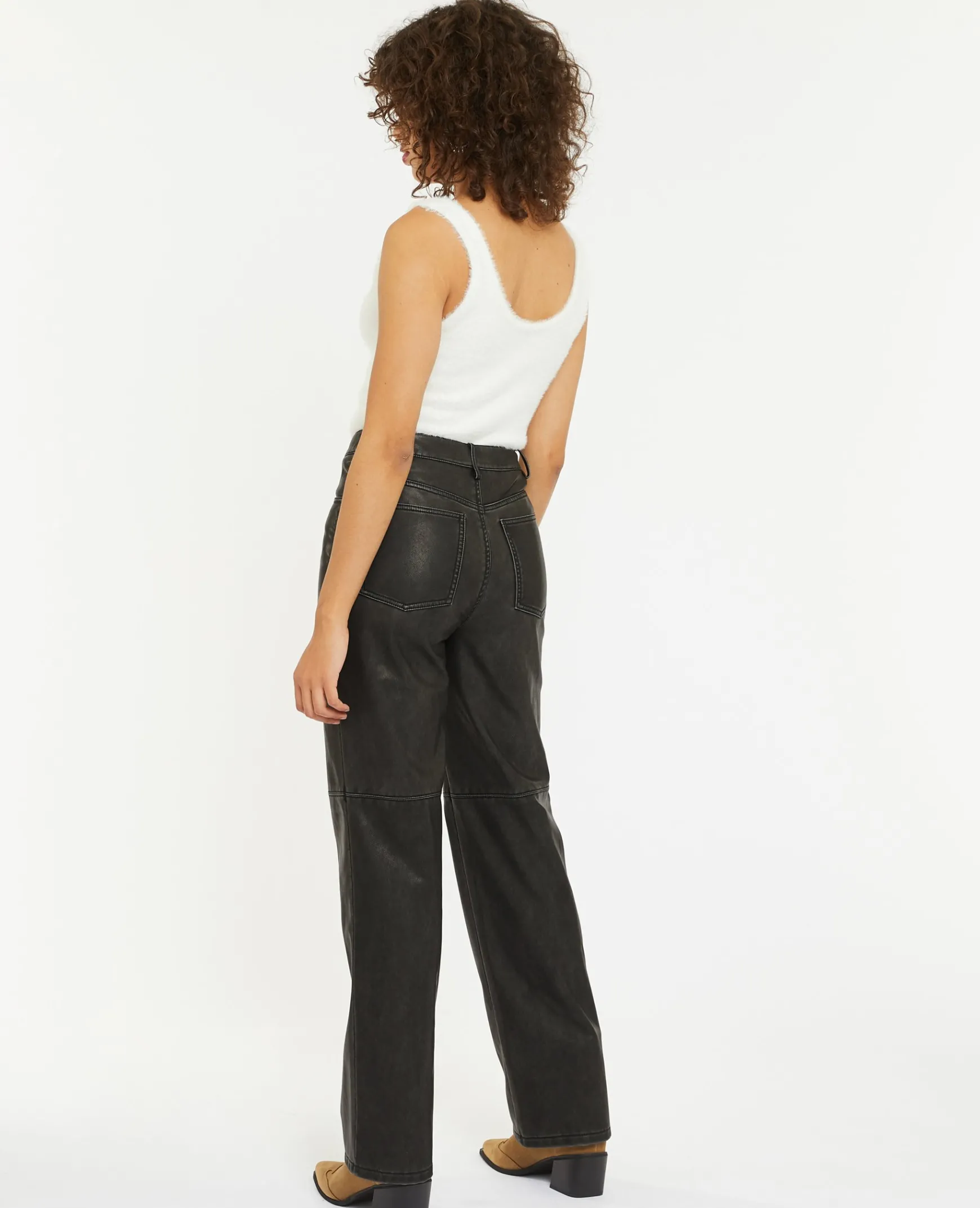 Pimkie Pantalon^Pantalon Droit En Simili -