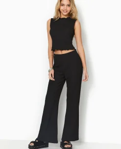 Pimkie Pantalon^Pantalon Flare En Tissu Reliéfé -