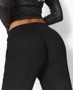 Pimkie Pantalon^Pantalon Flare En Tissu Reliéfé -
