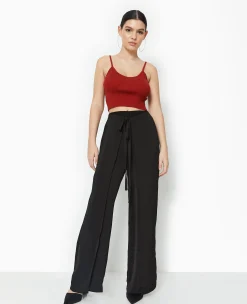 Pimkie Pantalon^Pantalon Large Avec Fentes Et Pans à Nouer -