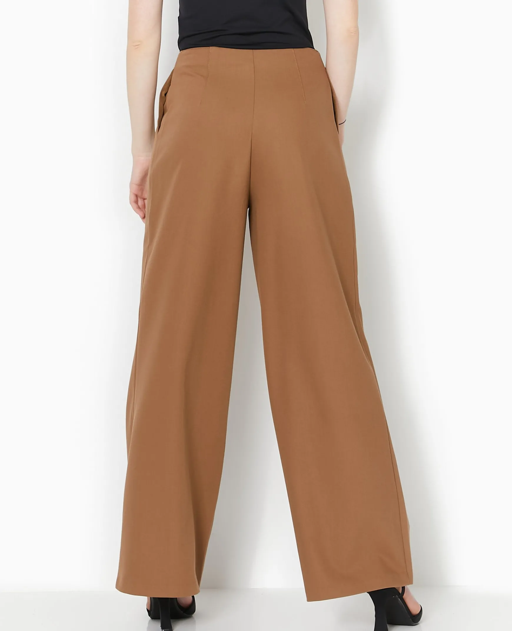 Pimkie Ensembles|Pantalon^Pantalon Large Avec Pinces - Marron