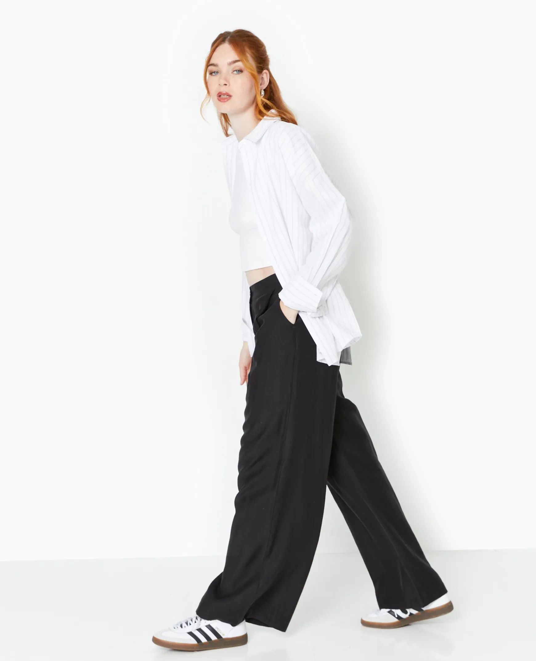Pimkie Pantalon^Pantalon Large Avec Pinces -