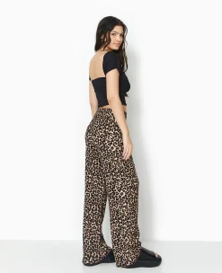 Pimkie Pantalon^Pantalon Large En Maille Reliéfée Motif Léopard -