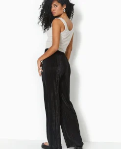 Pimkie Pantalon^Pantalon Large En Tissu Plissé Et Satiné -