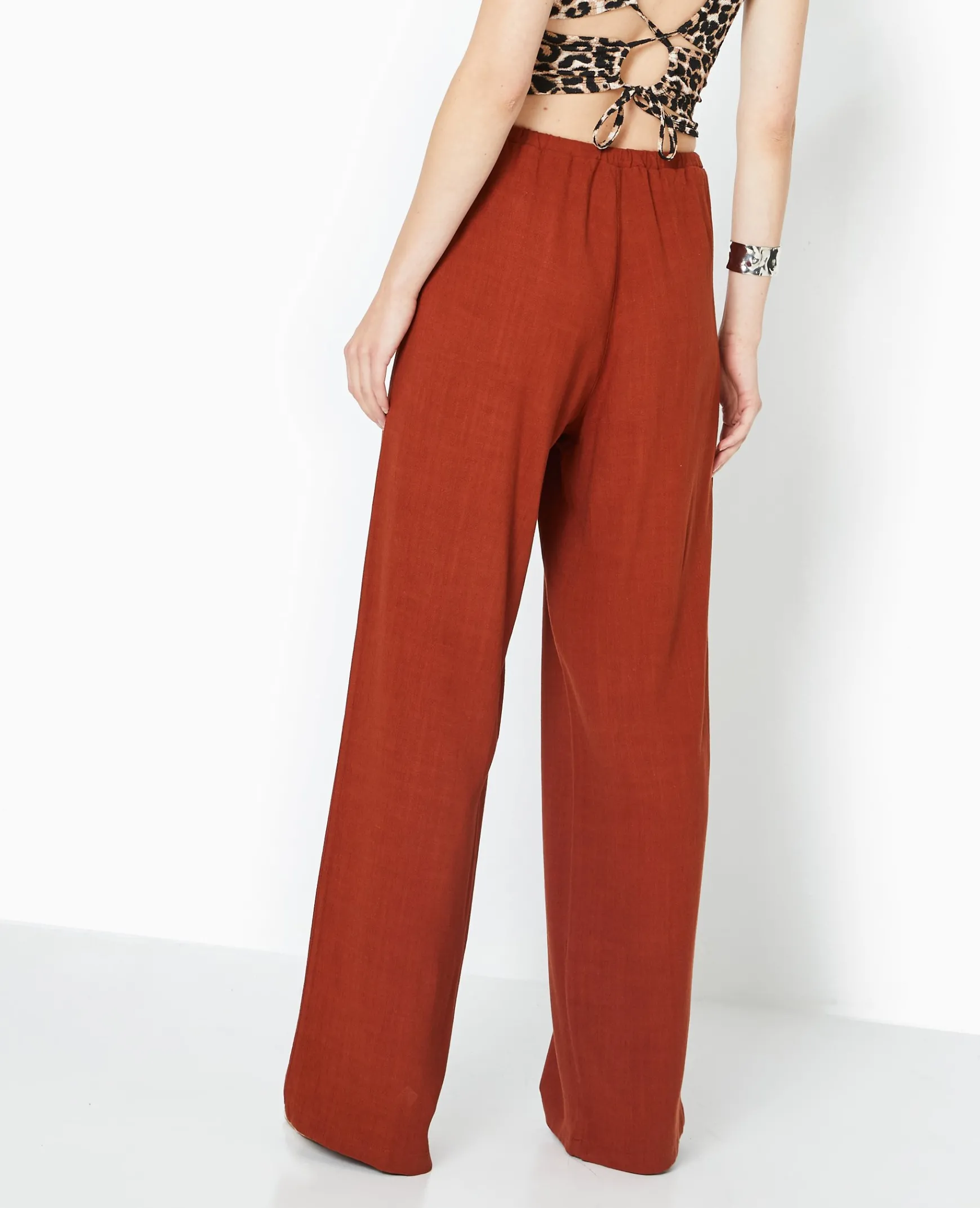 Pimkie Toute La Collection|Pantalon^Pantalon Large Et Droit Avec Taille élastiquée -