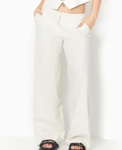 Pimkie Toute La Collection|Pantalon^Pantalon Large Et Droit En Tissu Façon Lin -