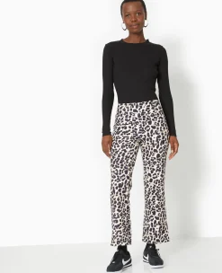 Pimkie Pantalon^Pantalon 7/8è;me Flare Motif Léopard -