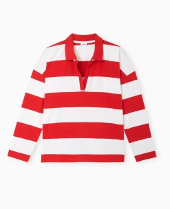 Pimkie Toute La Collection|T-Shirt Et Top^Polo Rayé Oversize Manches Longues -