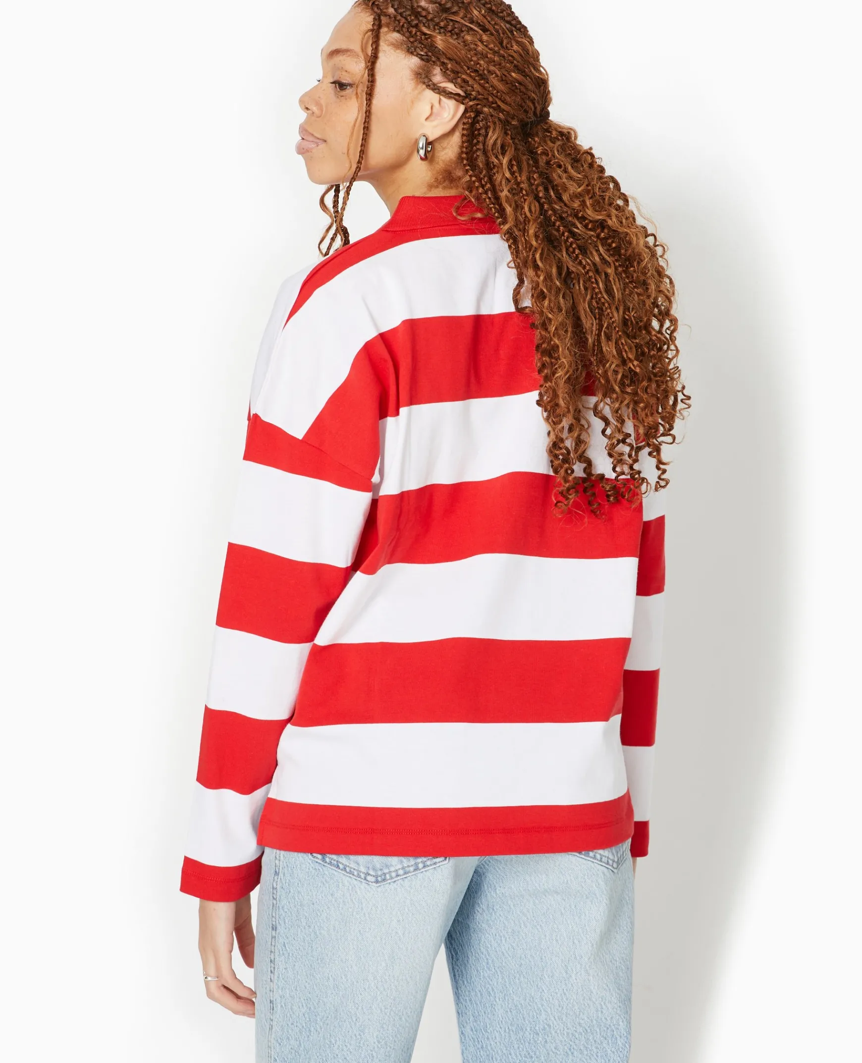 Pimkie Toute La Collection|T-Shirt Et Top^Polo Rayé Oversize Manches Longues -