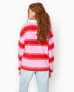 Pimkie Toute La Collection|T-Shirt Et Top^Polo Rayé Oversize Manches Longues -