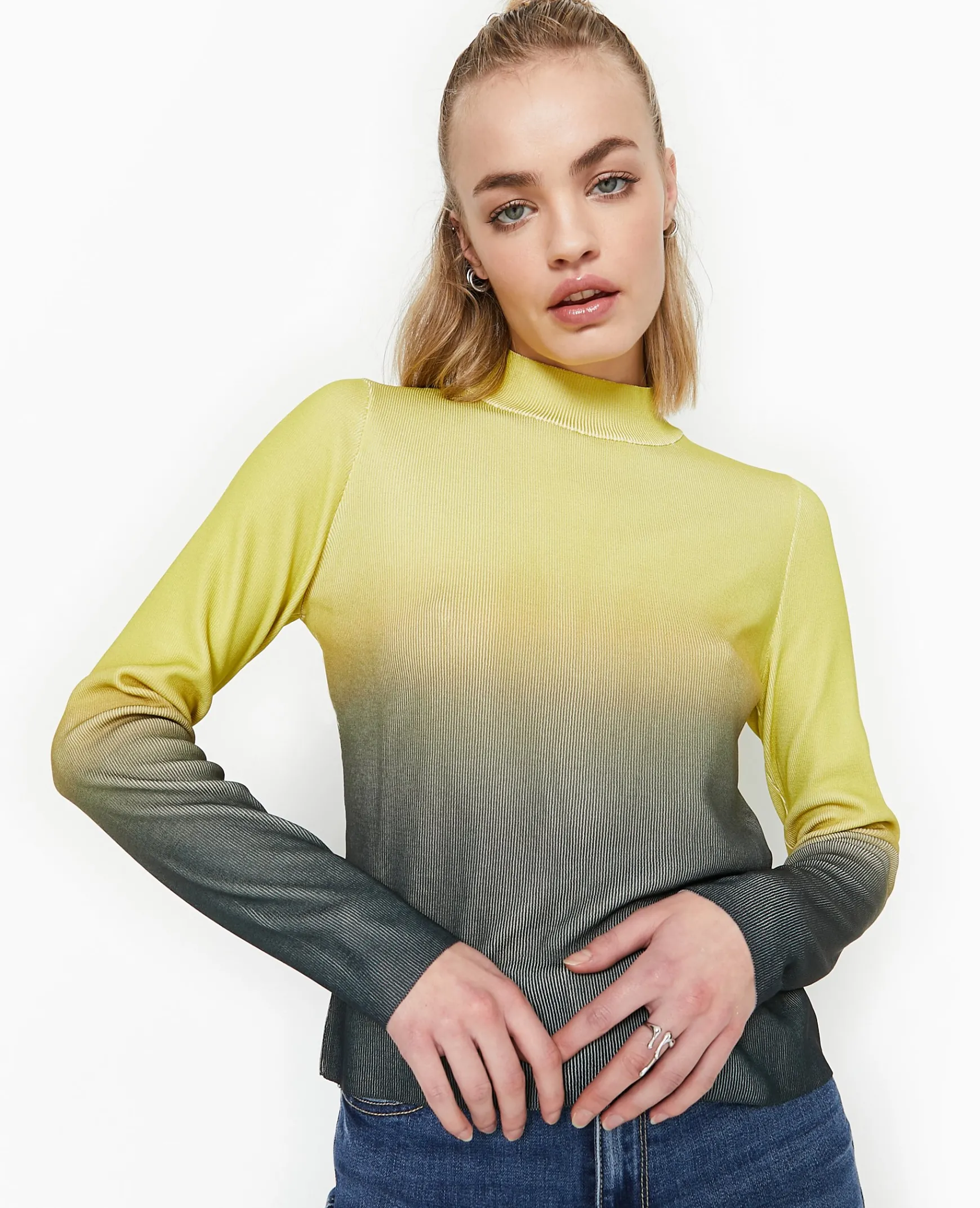 Pimkie Pull Et Gilet^Pull Col Montant Avec Dégradé -