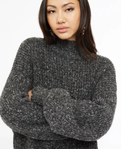 Pimkie Pull Et Gilet^Pull Col Montant Avec Détails Destroy -