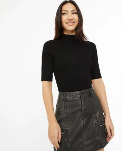 Pimkie Pull Et Gilet^Pull Col Montant Manches Courtes -