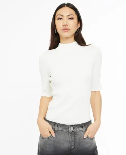 Pimkie Pull Et Gilet^Pull Col Montant Manches Courtes -
