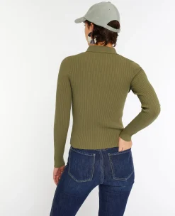 Pimkie Pull Et Gilet^Pull Col Polo En Maille Côtelée -