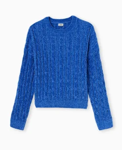 Pimkie Pull Et Gilet^Pull Col Rond En Maille Chenille Torsadée -