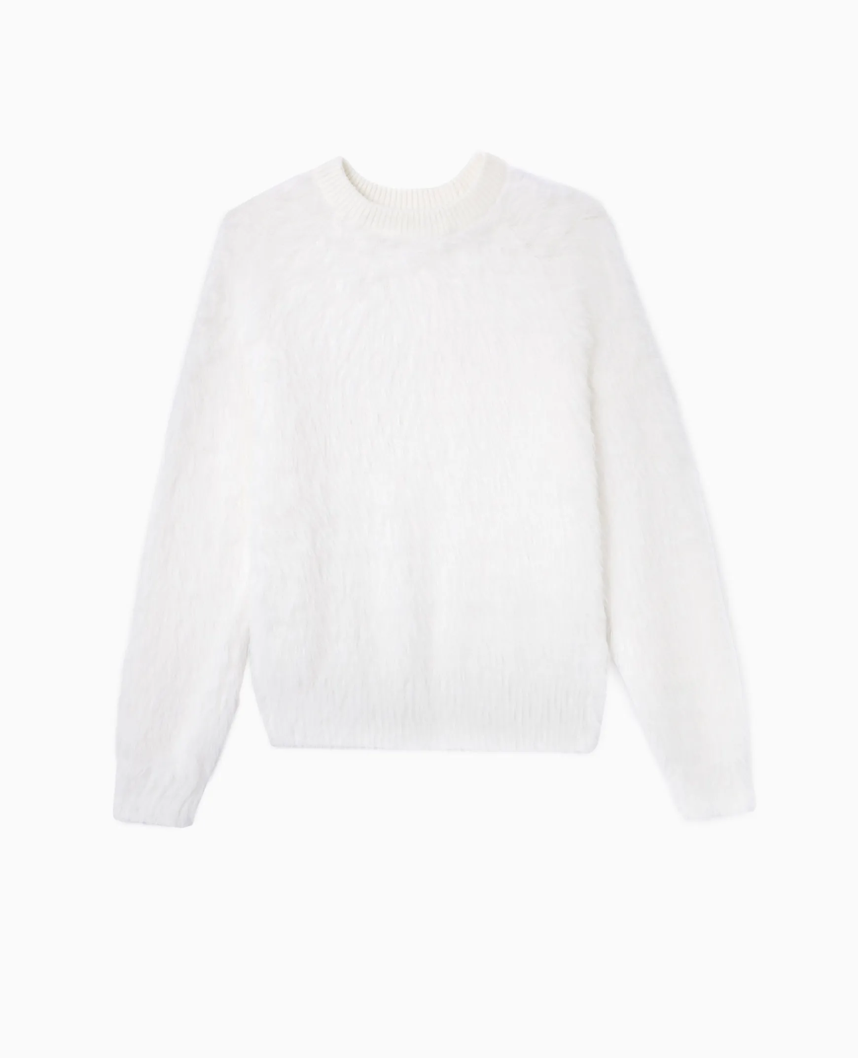Pimkie Pull Et Gilet^Pull Col Rond En Maille Fluffy Et Poilue -