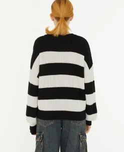 Pimkie Pull Et Gilet^Pull Col Rond En Maille Rayée -