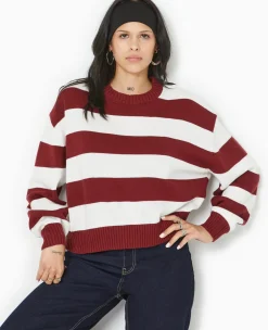 Pimkie Toute La Collection|Pull Et Gilet^Pull Col Rond En Maille Rayée -
