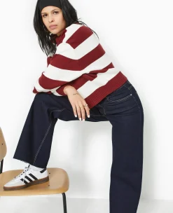 Pimkie Toute La Collection|Pull Et Gilet^Pull Col Rond En Maille Rayée -