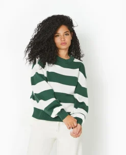 Pimkie Pull Et Gilet^Pull Col Rond En Maille Rayée -