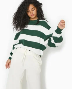 Pimkie Pull Et Gilet^Pull Col Rond En Maille Rayée -
