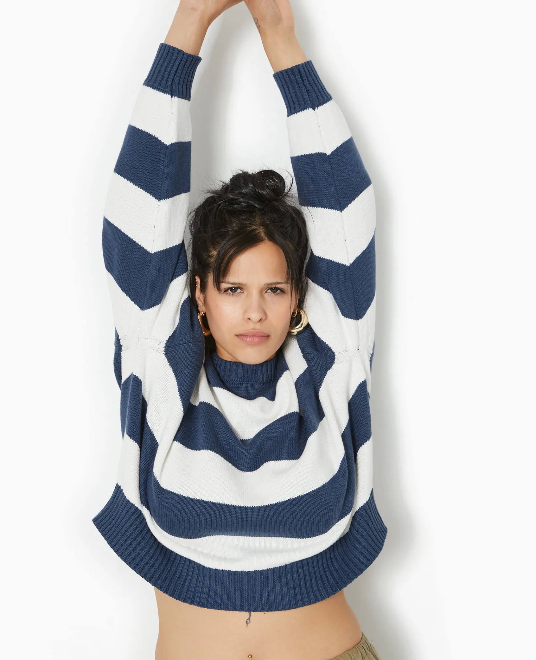 Pimkie Toute La Collection|Pull Et Gilet^Pull Col Rond En Maille Rayée -