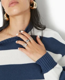 Pimkie Toute La Collection|Pull Et Gilet^Pull Col Rond En Maille Rayée -