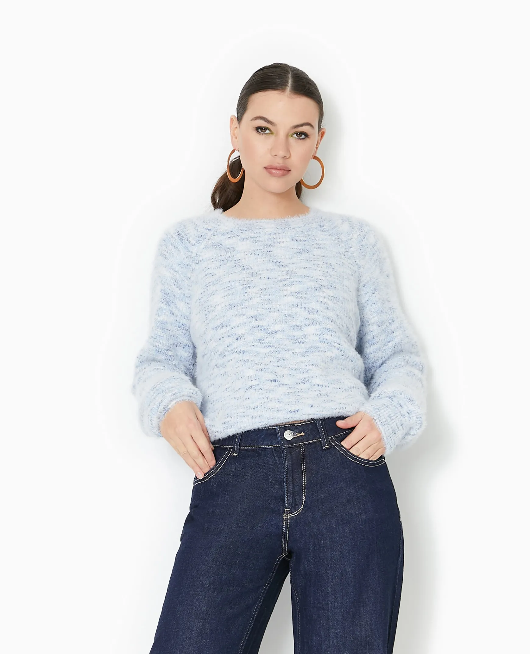Pimkie Pull Et Gilet^Pull Col Rond Maille Fluffy -