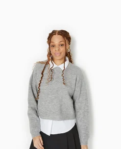 Pimkie Pull Et Gilet^Pull Court En Maille -