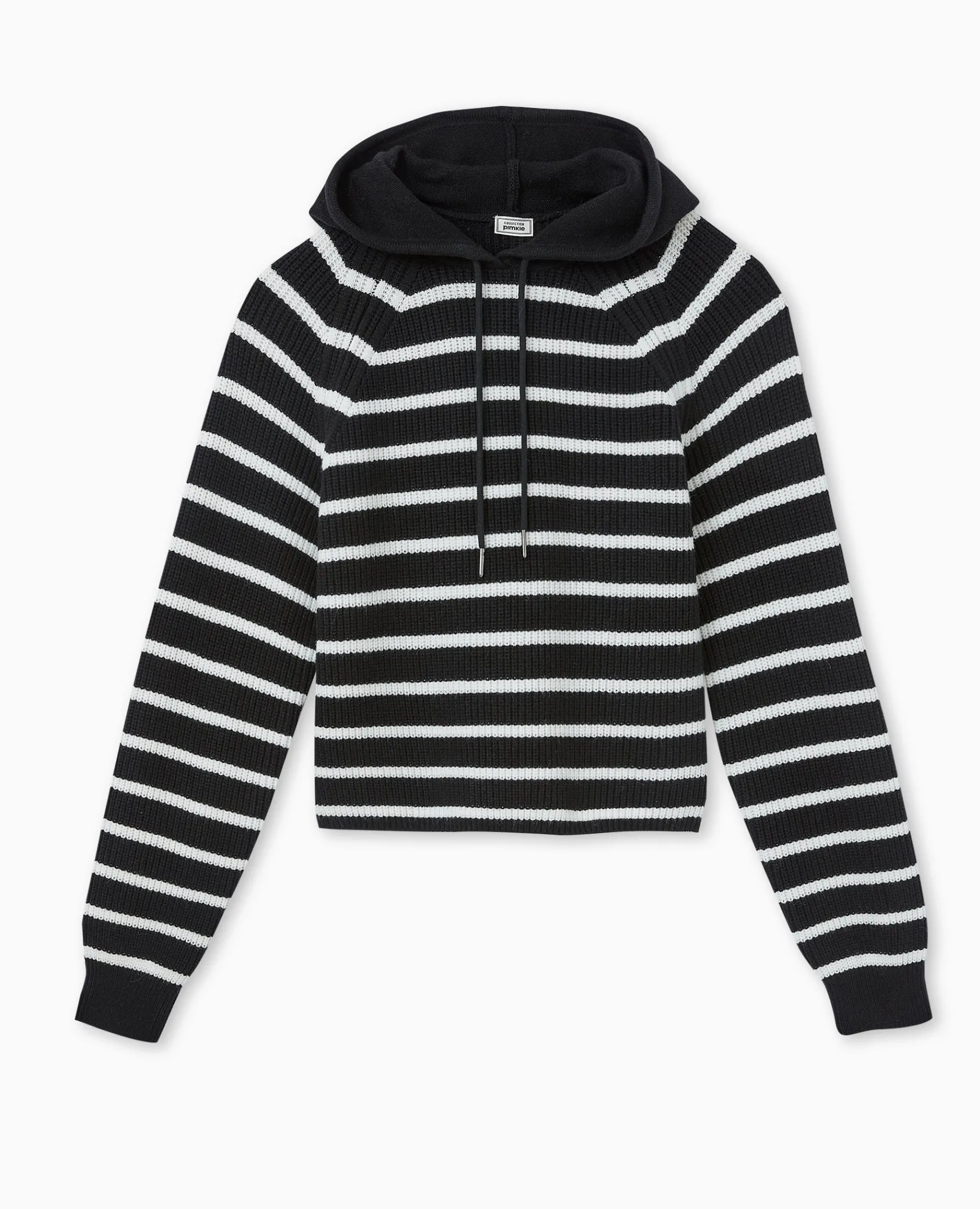 Pimkie Pull Et Gilet^Pull Court Rayé Avec Capuche -