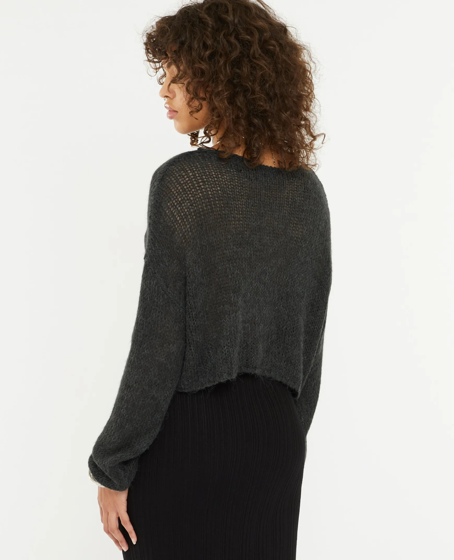 Pimkie Pull Et Gilet^Pull Cropped En Maille Transparente -