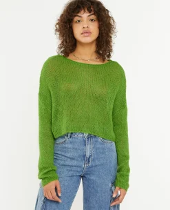 Pimkie Pull Et Gilet^Pull Cropped En Maille Transparente -