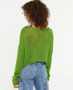 Pimkie Pull Et Gilet^Pull Cropped En Maille Transparente -