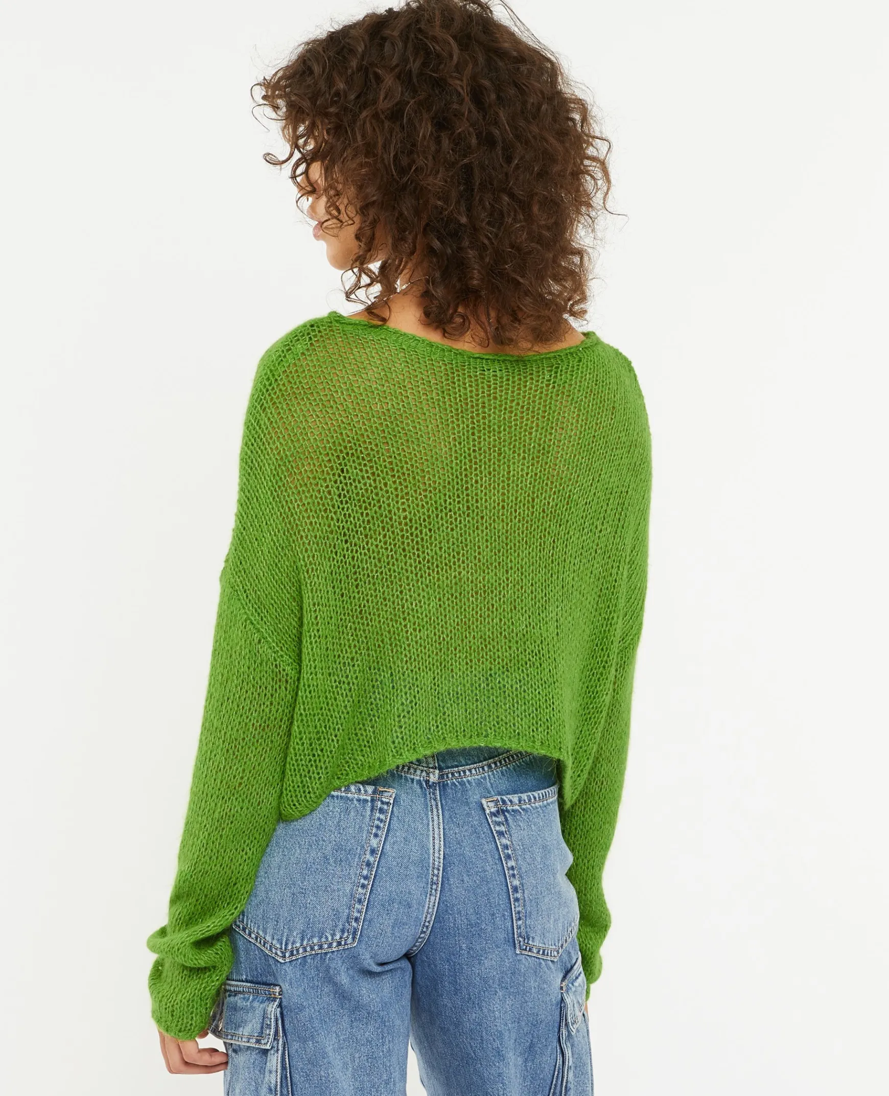 Pimkie Pull Et Gilet^Pull Cropped En Maille Transparente -