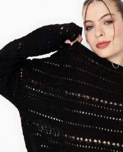 Pimkie Pull Et Gilet^Pull En Maille Ajourée Façon Crochet -
