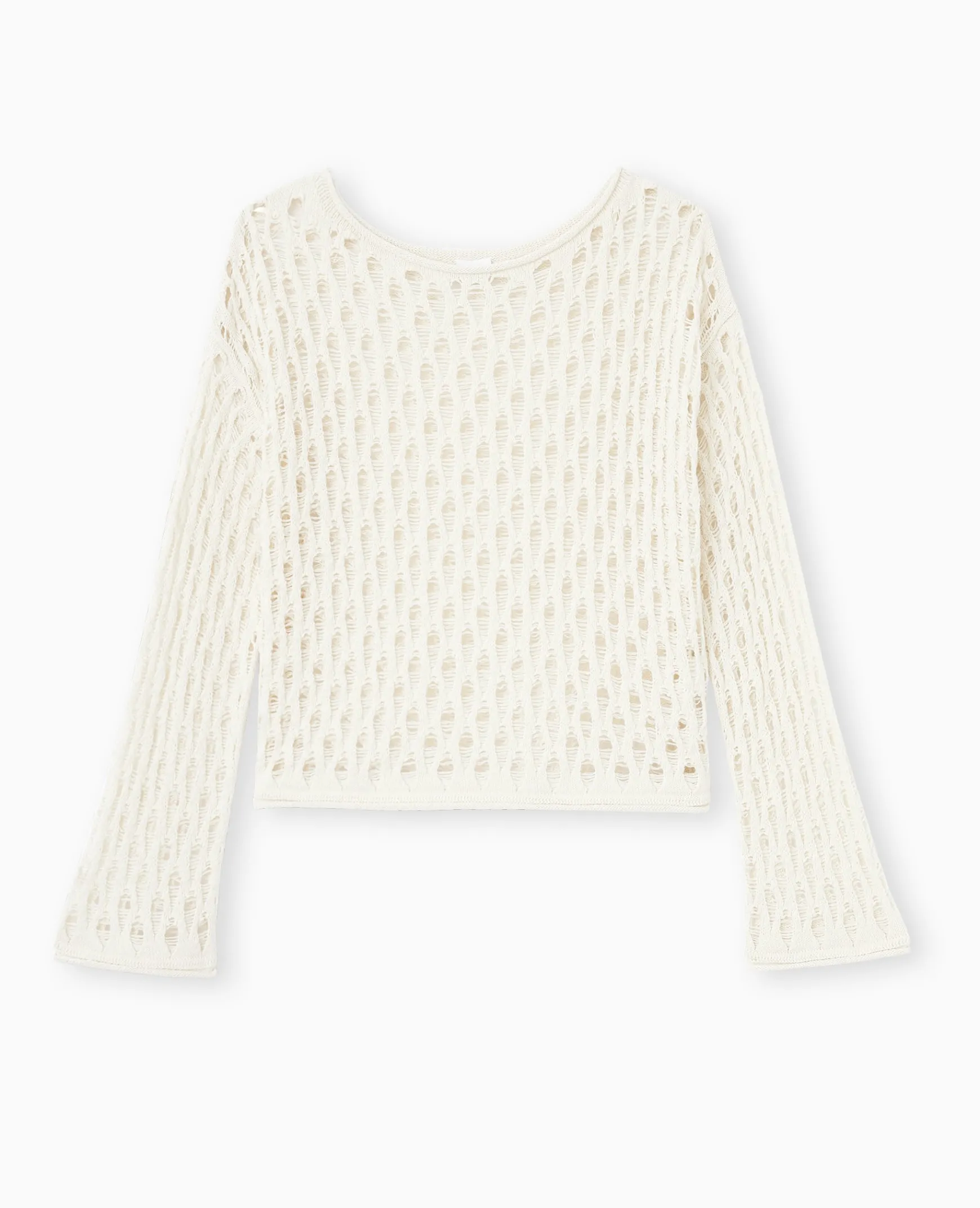 Pimkie Pimkie Positive|Pull Et Gilet^Pull En Maille Ajourée Manches Flare -