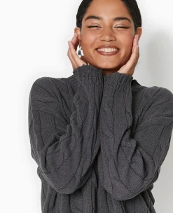Pimkie Pimkie Positive|Pull Et Gilet^Pull En Maille Torsadée Et Déjaugée -