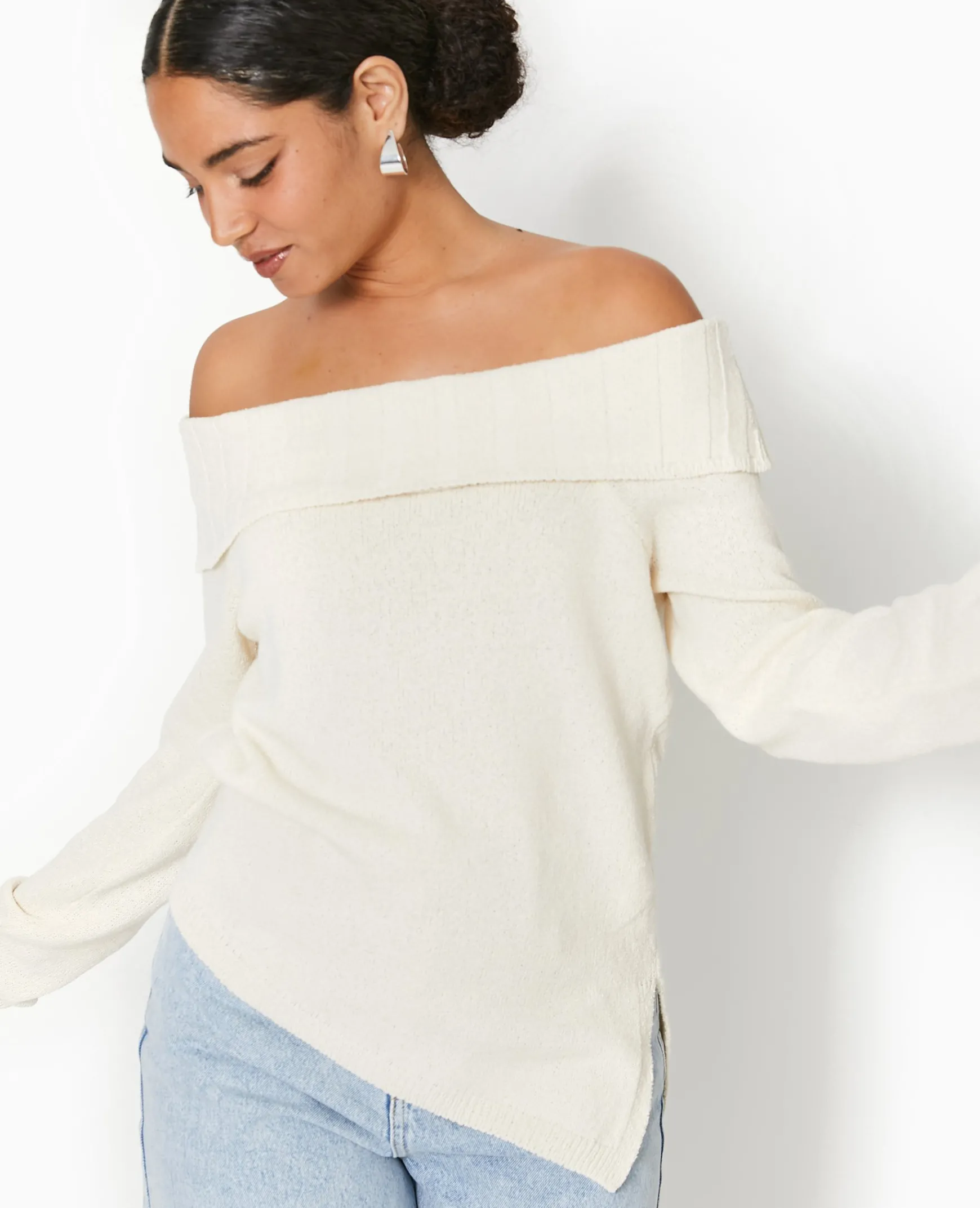 Pimkie Pimkie Positive|Pull Et Gilet^Pull Encolure Bardot -