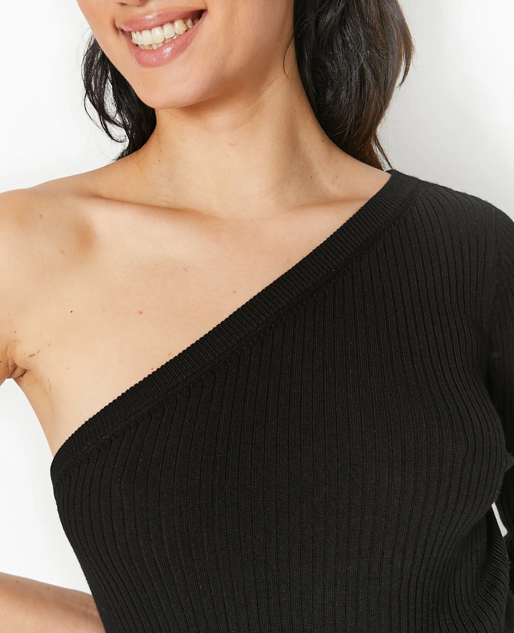 Pimkie Pull Et Gilet^Pull Fin One Shoulder En Maille Côtelée -