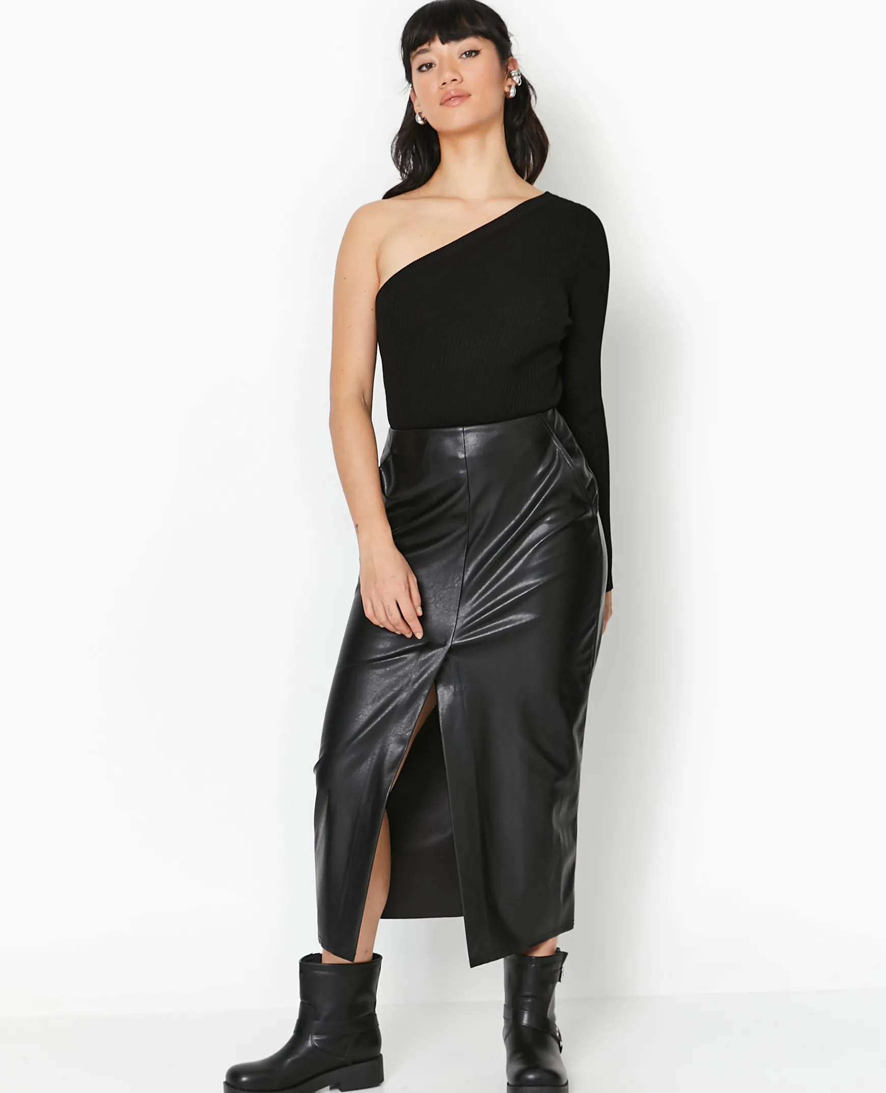 Pimkie Pull Et Gilet^Pull Fin One Shoulder En Maille Côtelée -