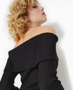 Pimkie Toute La Collection|Pull Et Gilet^Pull Maille Côtelée Encolure Bardot -