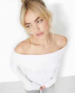 Pimkie Toute La Collection|Pull Et Gilet^Pull Maille Côtelée Encolure Bardot -