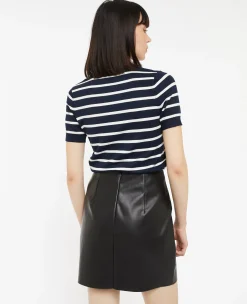 Pimkie Pull Et Gilet^Pull Manches Courtes Rayé En Maille Fine -