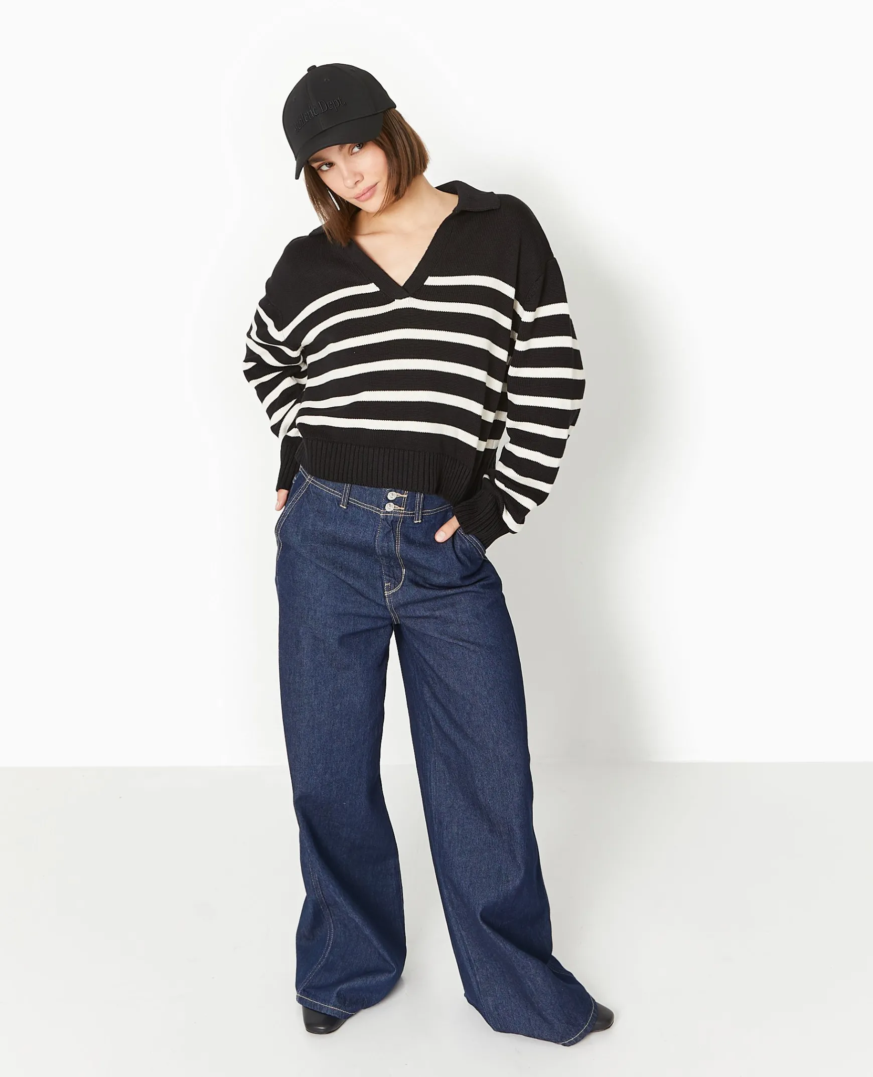 Pimkie Toute La Collection|Pull Et Gilet^Pull Rayé Col Polo -