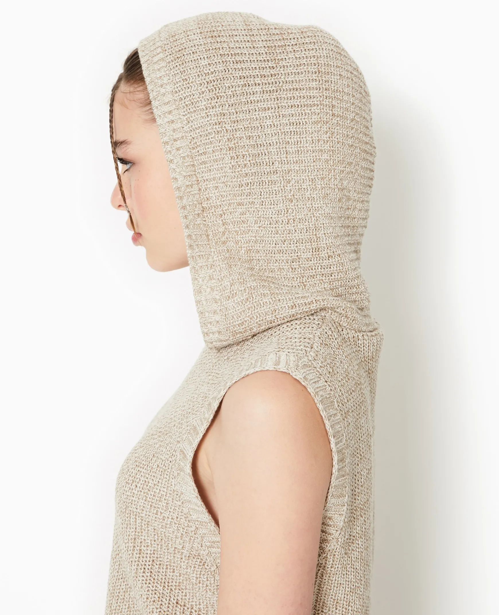 Pimkie Pull Et Gilet^Pull Sans Manches Avec Capuche -