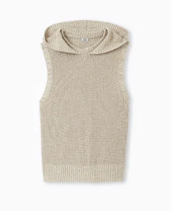 Pimkie Pull Et Gilet^Pull Sans Manches Avec Capuche -