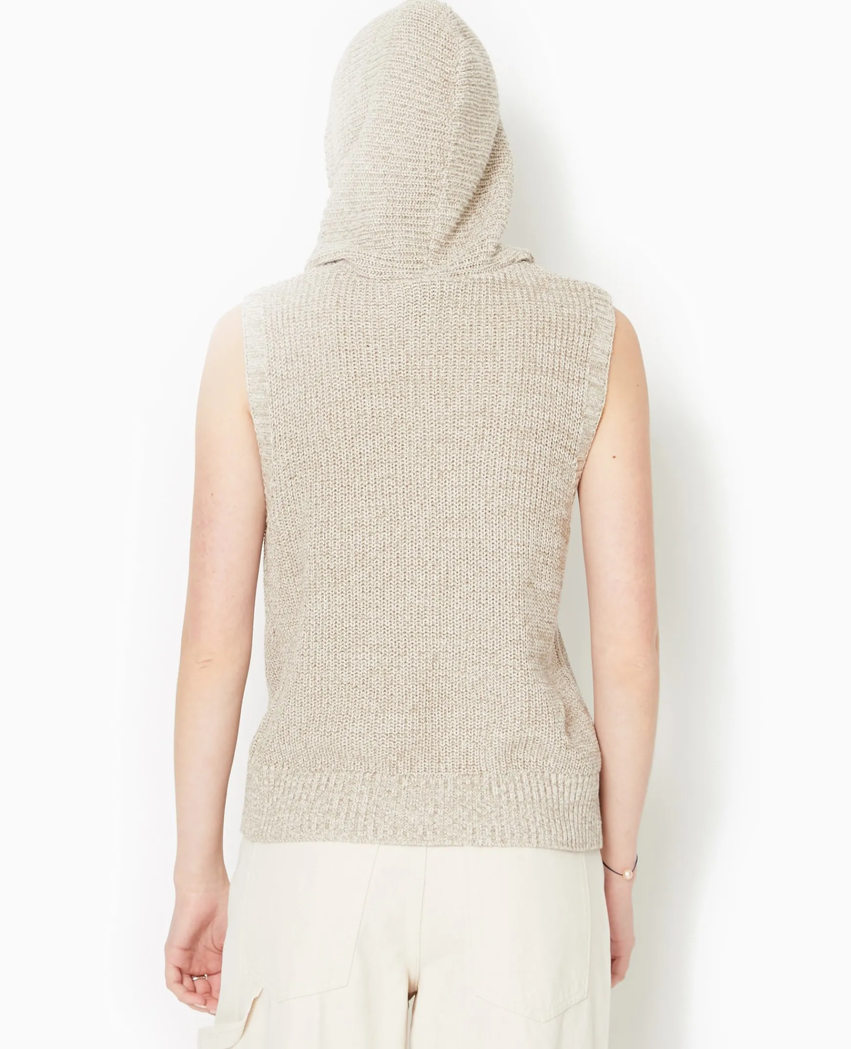 Pimkie Pull Et Gilet^Pull Sans Manches Avec Capuche -