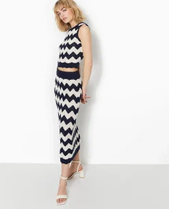 Pimkie Ensembles|Pull Et Gilet^Pull Sans Manches En Maille Ajourée -