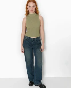 Pimkie Pull Et Gilet^Pull Sans Manches En Maille Côtelée -